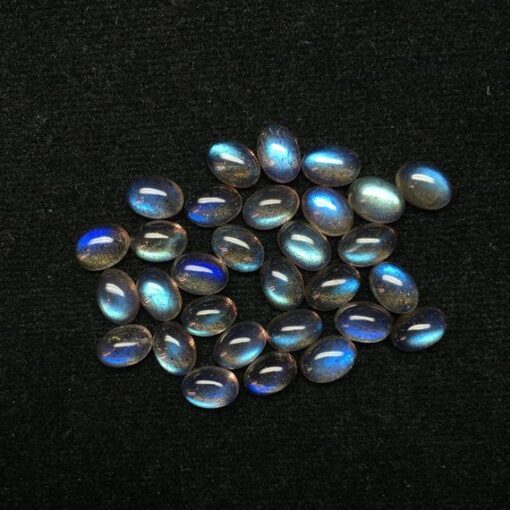 9x7mm Natural Labradorite Smooth Oval Cabochon