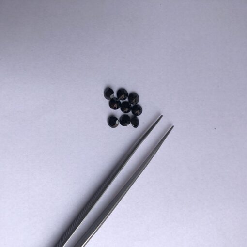 2.25mm Natural Black Onyx Faceted Round Gemstone
