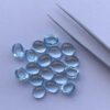 8x6mm Natural Sky Blue Topaz Oval Cabochon