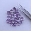 10x8mm Natural Amethyst Smooth Oval Cabochon