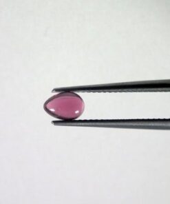 5x7mm Natural Rhodolite Garnet Smooth Pear Cabochon