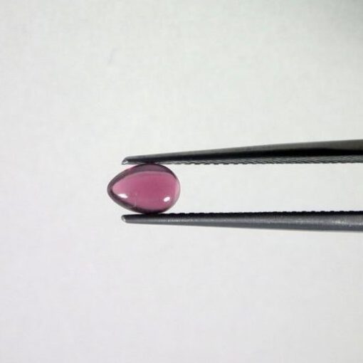 5x7mm Natural Rhodolite Garnet Smooth Pear Cabochon