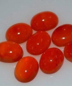 12x10mm Natural Carnelian Smooth Oval Cabochon