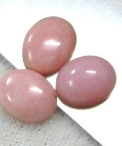 14x10mm Natural Pink Opal Smooth Oval Cabochon