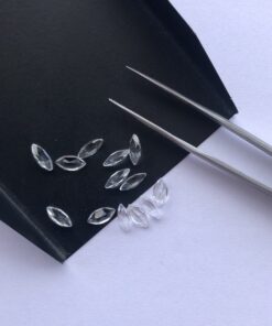 2.5x5mm Natural White Topaz Marquise Cut