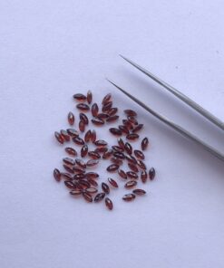 2x4mm Natural Red Garnet Marquise Cut