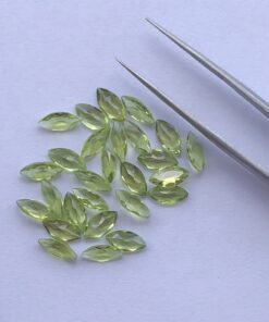 3x6mm Natural Peridot Marquise Cut