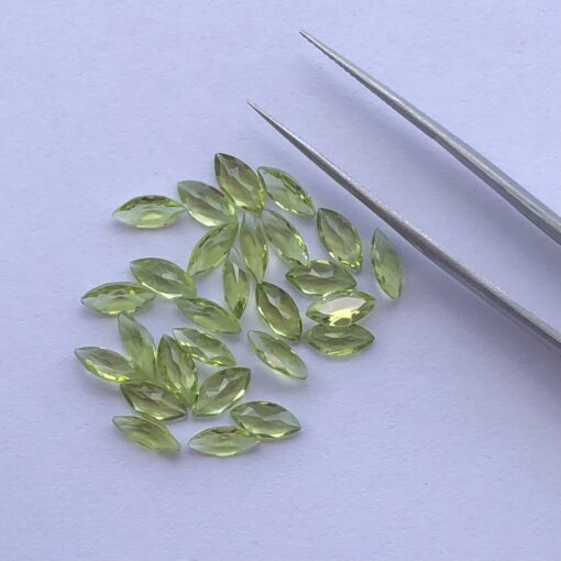 3x6mm Natural Peridot Marquise Cut