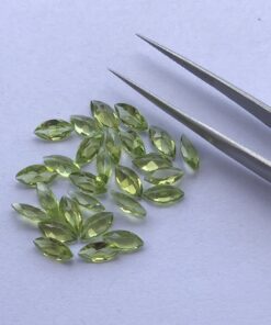 3x6mm Natural Peridot Marquise Cut