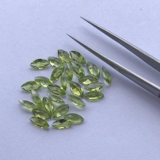 3x6mm Natural Peridot Marquise Cut