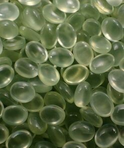 3x4mm Natural Prehnite Smooth Oval Cabochon