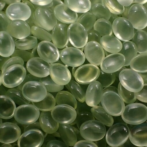 3x4mm Natural Prehnite Smooth Oval Cabochon