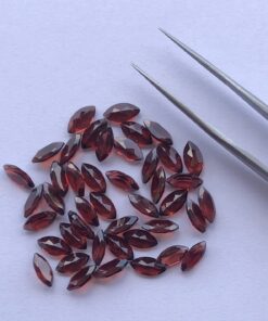 4x8mm Natural Red Garnet Marquise Cut