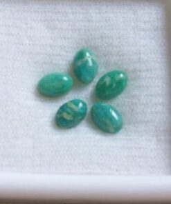 3x5mm Natural Amazonite Smooth Oval Cabochon