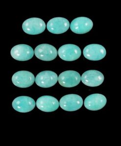 5x7mm Natural Amazonite Smooth Oval Cabochon