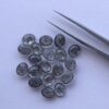 9x7mm Natural Black Rutile Oval Cabochon