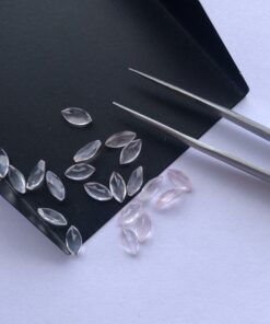 3x6mm Natural Rose Quartz Marquise Cut