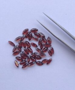 2.5x5mm Natural Red Garnet Marquise Cut