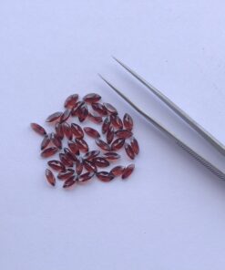 2x4mm Natural Red Garnet Marquise Cut