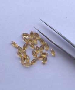 2.5x5mm Natural Citrine Marquise Cut