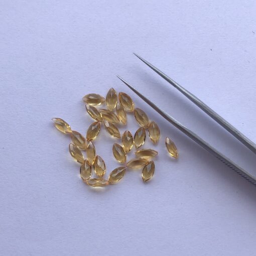 2.5x5mm Natural Citrine Marquise Cut