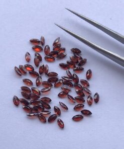 3x6mm Natural Red Garnet Marquise Cut