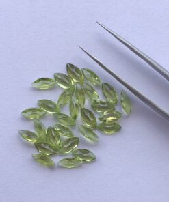 2.5x5mm Natural Peridot Marquise Cut