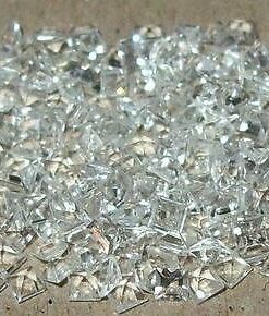 2mm Natural Crystal Quartz Square Cut Gemstone