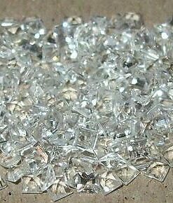 2mm Natural White Topaz Princess Cut Gemstone