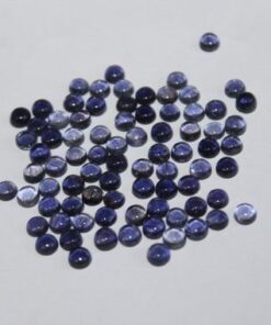 Natural Iolite Smooth Round Cabochon