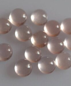 Natural Rose Quartz Smooth Round Cabochon