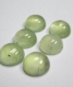 Natural Prehnite Smooth Round Cabochon