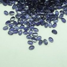Natural Iolite Smooth Oval Cabochon