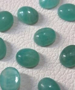 Natural Amazonite Smooth Oval Cabochon