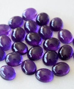 Natural African Amethyst Smooth Oval Cabochon
