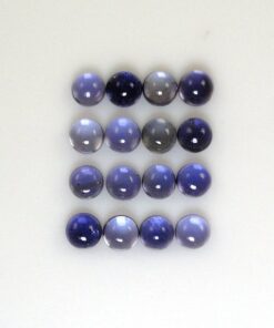 Natural Iolite Smooth Round Cabochon