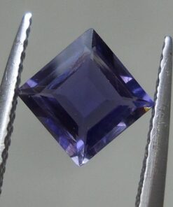 6mm Natural Iolite Square Cut Gemstone