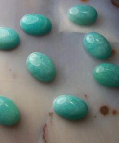Natural Amazonite Smooth Oval Cabochon