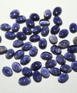 Natural Iolite Smooth Oval Cabochon