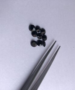 Natural Black Onyx Faceted Round Cut Gemstone