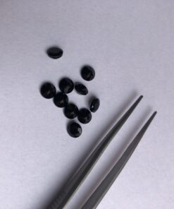 Natural Black Spinel Faceted Round Cut Gemstone