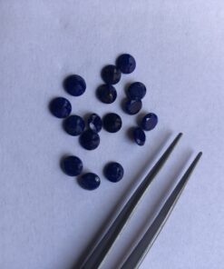 Natural Lapis Lazuli Faceted Round Gemstone