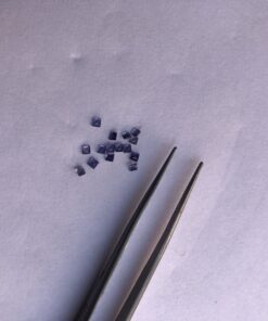 2mm Natural Iolite Square Cut Gemstone