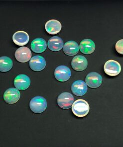 Natural Ethiopian Opal Smooth Round Cabochon