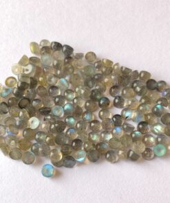 Natural Labradorite Smooth Round Cabochon