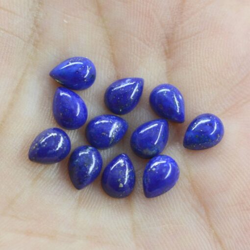 2x3mm Natural Lapis Lazuli Pear Smooth Cabochon