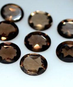 3x2mm Natural Smoky Quartz Oval Cut Gemstone