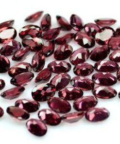 2x3mm Natural Rhodolite Garnet Oval Cut Gemstone