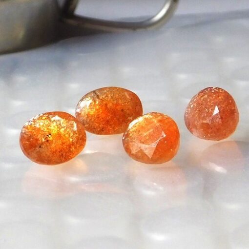 2x3mm Natural Sunstone Oval Cut Gemstone