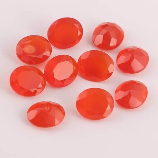 3x2mm Natural Carnelian Oval Cut Gemstone